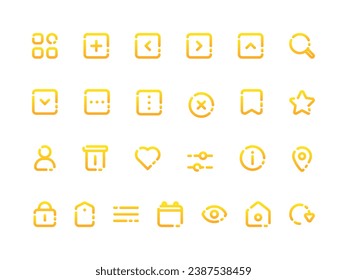 User Interface Broken Line Style. Perfect for Websites, Landing Pages, Mobile Apps, Presentations, and Other Projects. Suitable for User Interface and User Experience UI UX.
