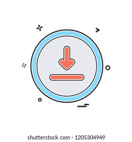 User interface button icon design vector