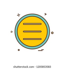 User interface button icon design vector