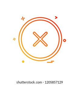 User interface button icon design vector