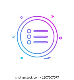 User interface button icon design vector