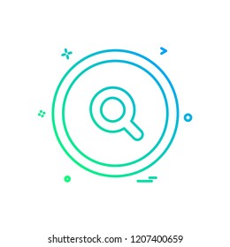 User interface button icon design vector