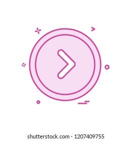 User interface button icon design vector