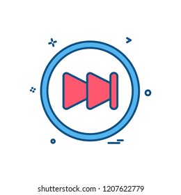 User interface button icon design vector