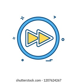 User interface button icon design vector