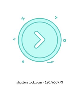 User interface button icon design vector