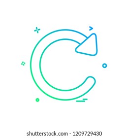 User interface button icon design vector