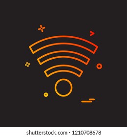 User Interface button icon design vector