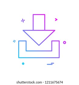 User interface button icon design vector