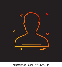 User interface button icon design vector