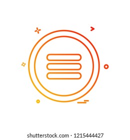 User Interface Button Icon Design Vector Stock Vector (Royalty Free ...