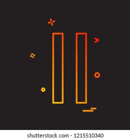 User Interface button icon design vector