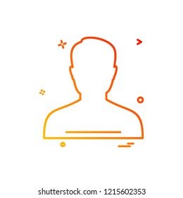 User interface button icon design vector