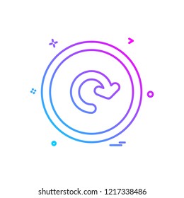 User interface button icon design vector