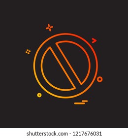 User Interface button icon design vector