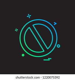 User Interface button icon design vector