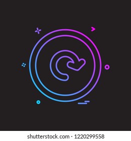 User interface button icon design vector