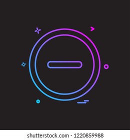 User interface button icon design vector