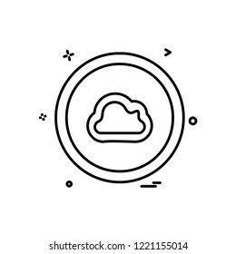 User interface button icon design vector