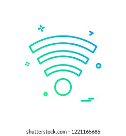 User Interface button icon design vector