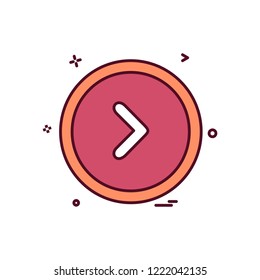 User interface button icon design vector