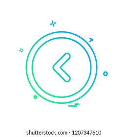 User Interface buttons icon design vector