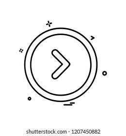 User Interface buttons icon design vector