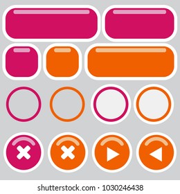  User Interface Buttons - Mobile Game Assets

