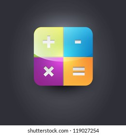 User interface calculator icon