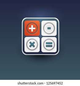 User interface calculator icon