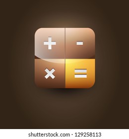 User interface calculator icon