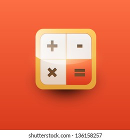User interface calculator icon