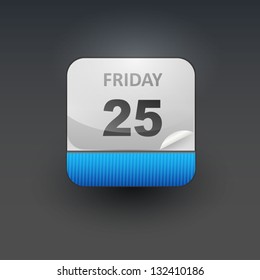 User interface calendar icon