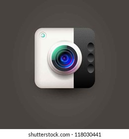 User interface camera icon