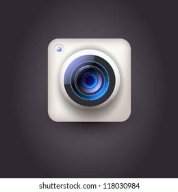User interface camera icon