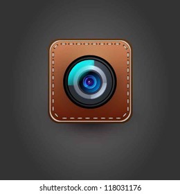 User interface camera icon