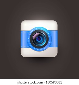 User interface camera icon