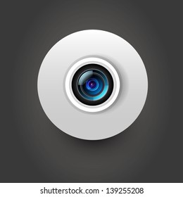 User Interface Camera Lens Icon