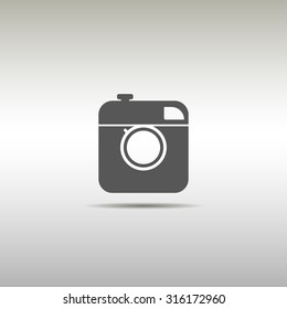 User interface camera lens icon
