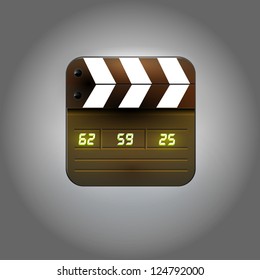 User interface clapboard icon