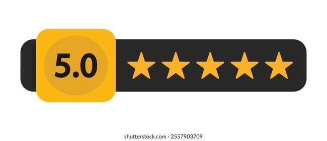 User interface design Customer experience feedback concept. Happy customer feedback icon. Abstract designs and shapes user reviews concept. Technology icons and graphics.