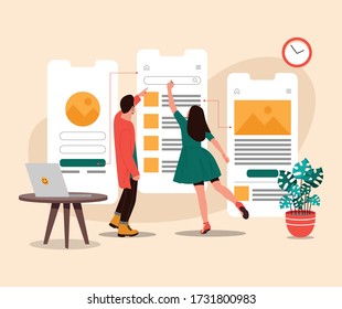 User Interface Design Vector illustration