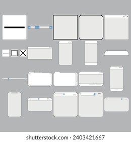 user interface elements for application