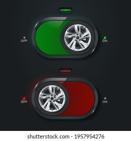 User interface elements for mobile app.  UI UX icons set.  Web page design for websites and mobile websites. Tire banner set