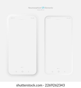 User interface elements for a mobile application. The layout of the phone screen and a set of user interface icons. Vector EPS 10.