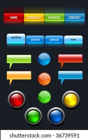 User Interface elements for web