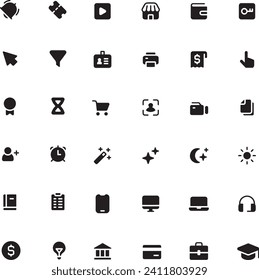 User Interface Flat Icons vector design