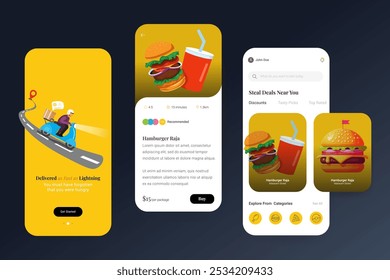 User Interface for Food Delivery App