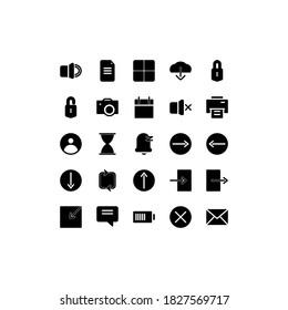 user interface glyph Icon. user interface vector illustration on white background