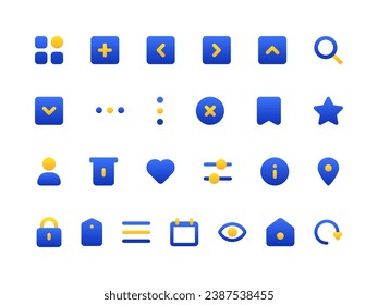 User Interface Gradient Two Tone Style. Perfect for Websites, Landing Pages, Mobile Apps, Presentations, and Other Projects. Suitable for User Interface and User Experience UI UX.